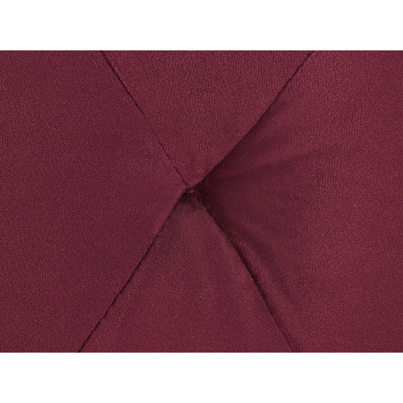 Cloutier Velvet Sofa, Burgundy