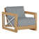 Malta Teak Outdoor Lounge Chair