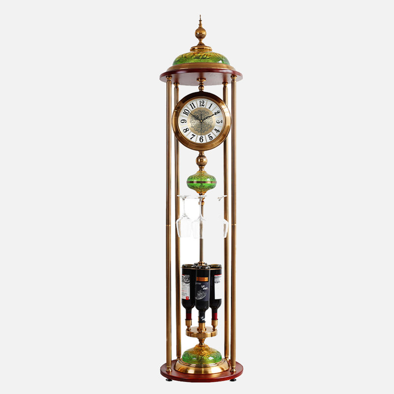 Modern minimalist quiet decorative floor clock