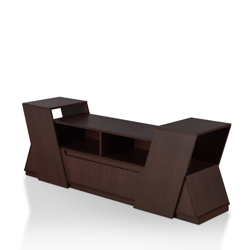 Dustin Unfinished TV Stand for TVs up to 78", Espresso