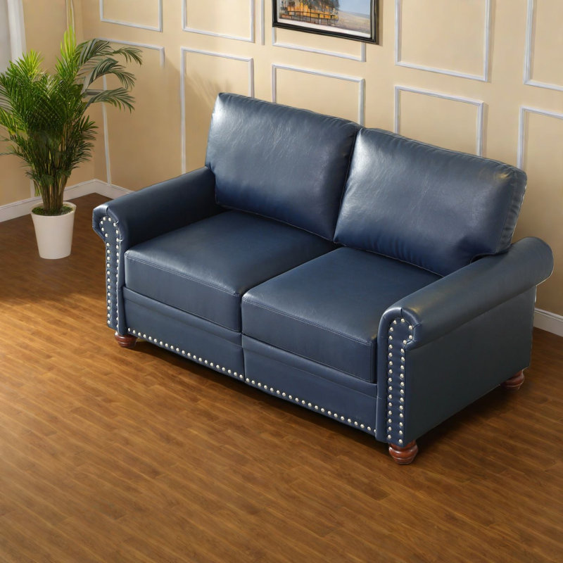 Ensemble de salon moderne en cuir 2 pièces