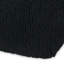 Pouf carré en microfibre Spongy, gris anthracite foncé