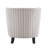 Upholstered Stripe Barrel Chair