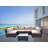 Konur 54.33 " W Metal Patio Sofa with Cushions