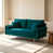 Velours bleu sarcelle