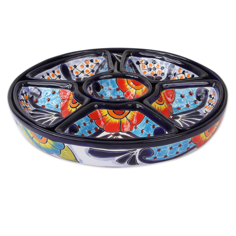 August Grove® Heisey Ceramic Divided Serving Dish