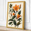 Orange Study Botanical - Wrapped Canvas-1713265614-1713265608
