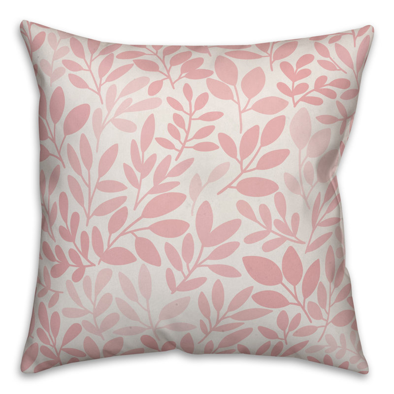Floral Reversible Throw Pillow