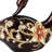 Tall Decorative Swan Statue" Laurel", Bronze And Topaz Design