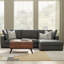 Tatum Large Deep Seater Right Sectional Sofa L-Shaped Performance Fabric Sofa in Contemporary Style-1583937169