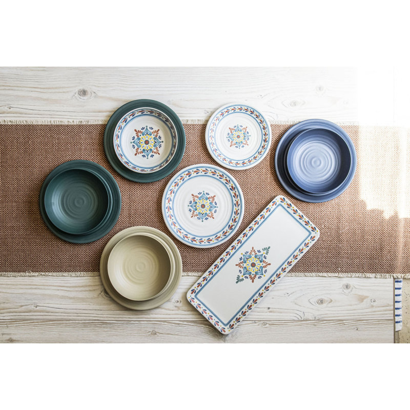 Denver Planta Artisan Dinner Plate - Teal - 10.5", Teal