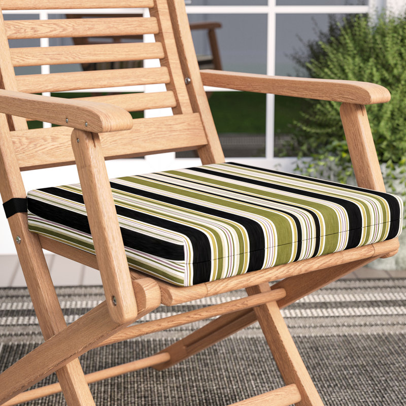 Outdoor 3'' Dining Chair Seat Cushion, Eastbay Onyx