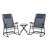 Gaston 2 - Person Patio Dining Set with Round Table-156835225