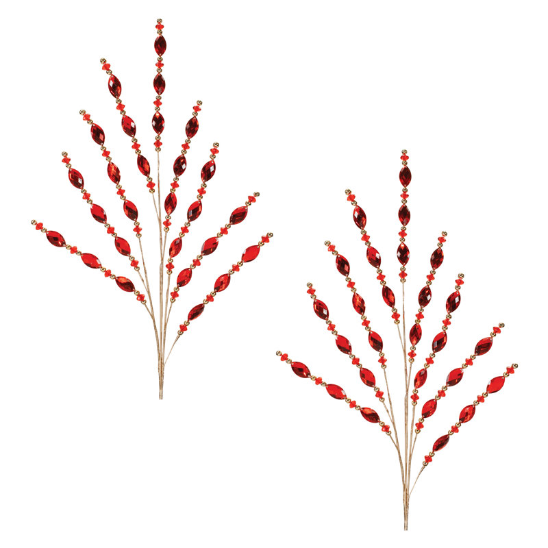 Vaporisateur de perles Jewel (ensemble de 2), Rouge