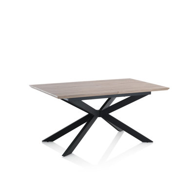 Loiselle Extendable Metal Base Dining Table