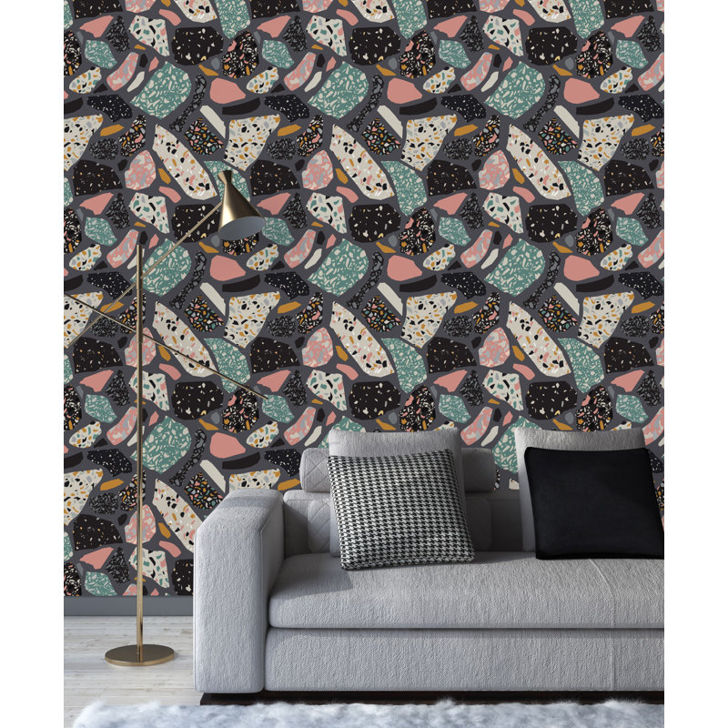 Panneau de papier peint Rahym, Vinyle, L 10,4 po x l 25 po