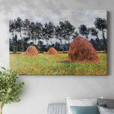 Haystacks, Overcast Day, 1884, toile tendue avec châssis