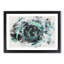 A Teal Rose Watercolour - Picture Frame Graphic Art Print-56874975-56874970