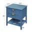 Table d'appoint 2 tiroirs-110173952