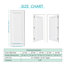 Ensemble de porte de garde-manger blanc à panneau simple avec cadre et poignée levier argenté, porte intérieure moulée pré-compatible-131475995-131475996