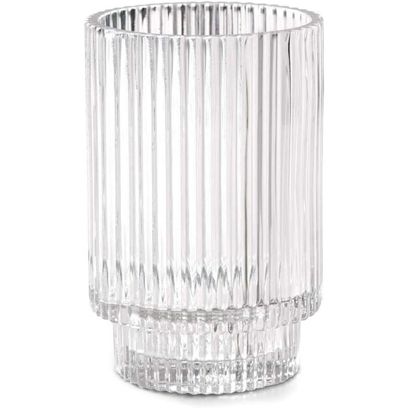 5'' H Glass Wall Votive Holder, Clear