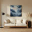 Art d'Halloween, paysages brumeux en métal gris-800020726