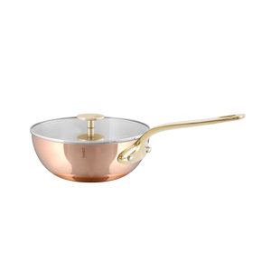 Tramontina Gourmet 5.7 Quarts Copper Saute Pan with Lid & Reviews