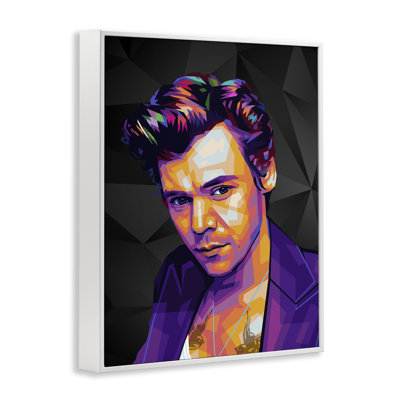 «Bright Harry» sur art giclée noir par Birch & Ink