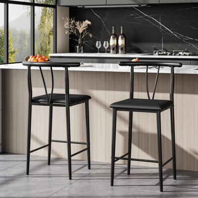 Counter Stool with Metal Frame