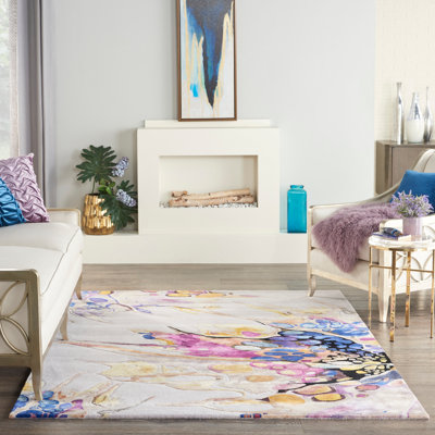 Abstract Hand Woven Area Rug