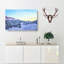 Mountain And Forest At Winter - Wrapped Canvas-56629431