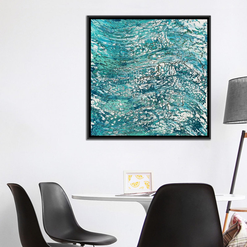 « sensation the rush », reproduction d’art sur toile, H 18 po x l 18 po x P 1,5 po, Toile avec cadre noir, Pas de tapis