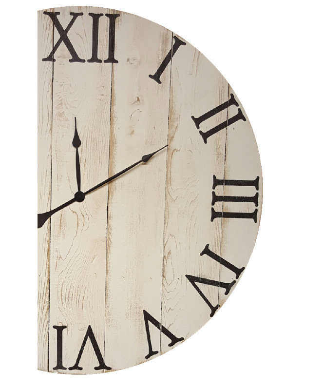 Mascolo Wood Wall Clock, Large