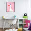 Giclée sur couronne rose sur fond rose blanc par Jessica Beck-928664619-928664618