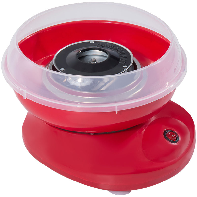 HOMCOM Cotton Candy Machine, Red