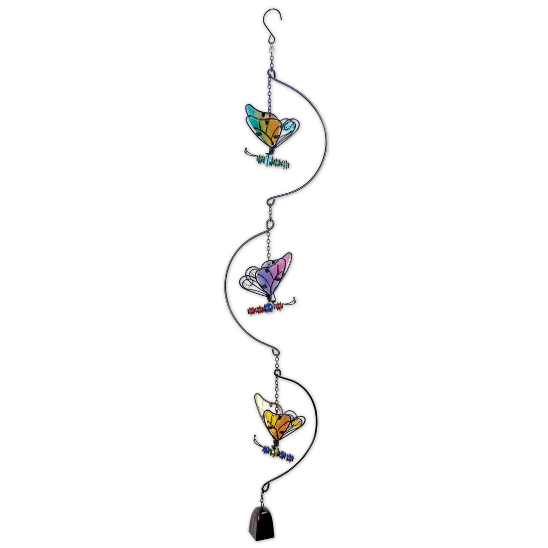 Woolridge Glass Insects Wind Chime August Grove®