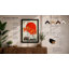 Goldfish and Moon Japandi 1 Piece Single Picture Frame Wall Art-136651526-136651531