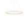 Luminaire suspendu roue de chariot unique Cumulus