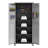 Heavy-Duty 71" Metal Garage Storage Cabinet with Wheels, Lockable Adjustable Shelves & Pegboard Panels-2144303331