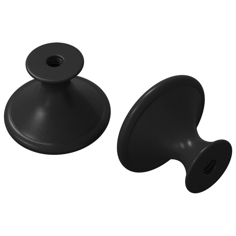Vidaxl Handle Black Aluminium Cabinet Furniture Knob Storage Hardware Drawer