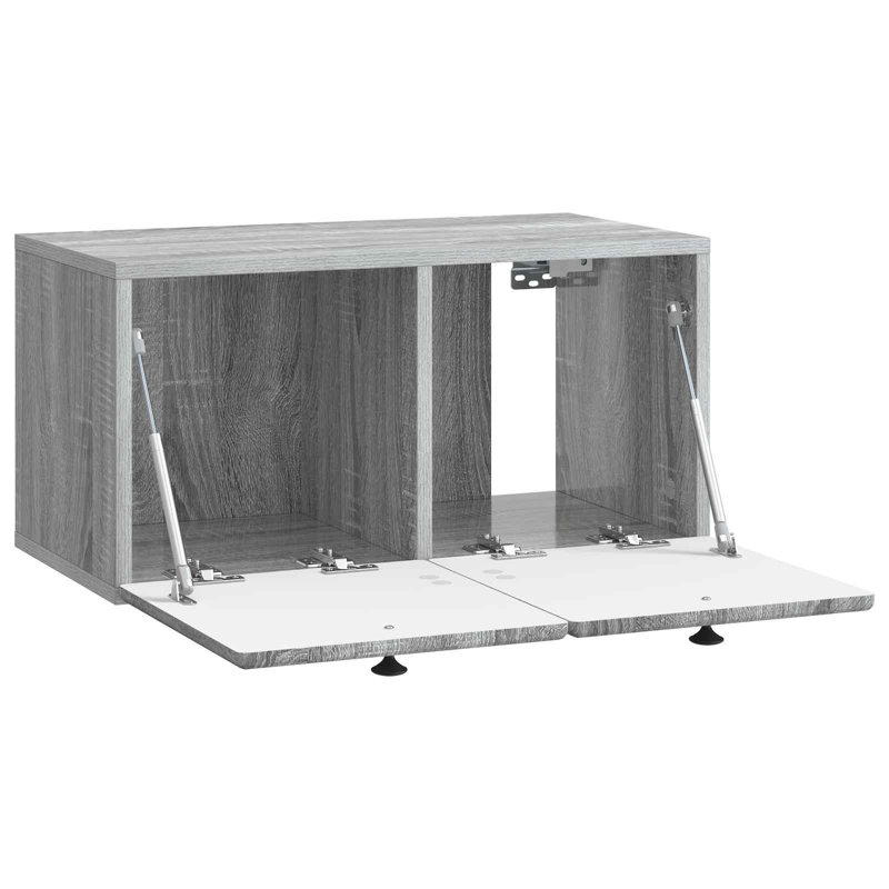 TV Stand, 30cm H x 59.5cm L x 31cm W, Grey Sonoma