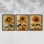 Étude florale CLV III - Ensemble de 3 estampes numériques - Prêt à accrocher-1097795787-1097795791