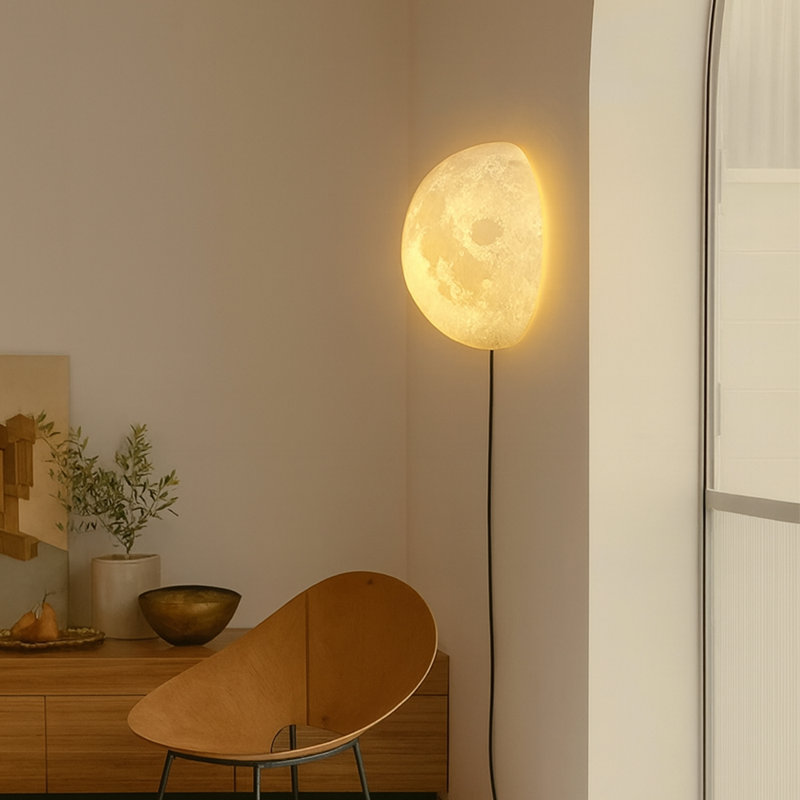 Applique murale lunaire 3D Moon