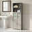 Large Capacity 6 Tier Freestanding Bathroom Storage Cabinet With 2 Spacious Open Storage Compartments And Customizable Adjustable Shelves For Bathroom