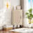 Corner Cabinet With Rattan Door, Freestanding Corner Tables For Small Spaces, Corner Display Cabinet