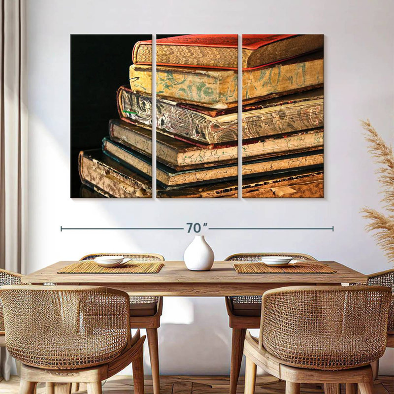 Kerner Antique Books, 42" H x 65" W