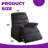 Elegant Motion Recliner Chair with Space-Saving Wall Design & Plush Support-121033425