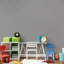 Kids and Teens Collection Black and White Check Wallpaper Roll