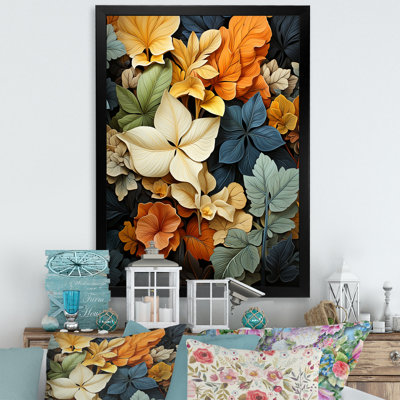 Feuilles d'automne, palette en sourdine - impression