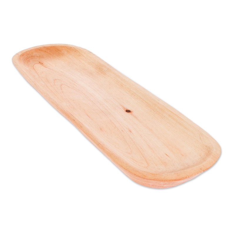 Plateau en bois naturel fait à la main